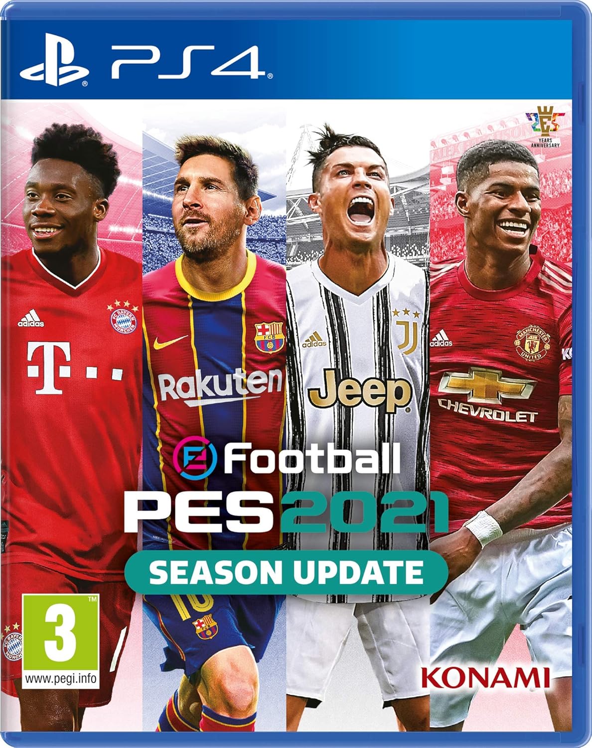 eFootball PES 2021 Season Update PlayStation Oyun CD